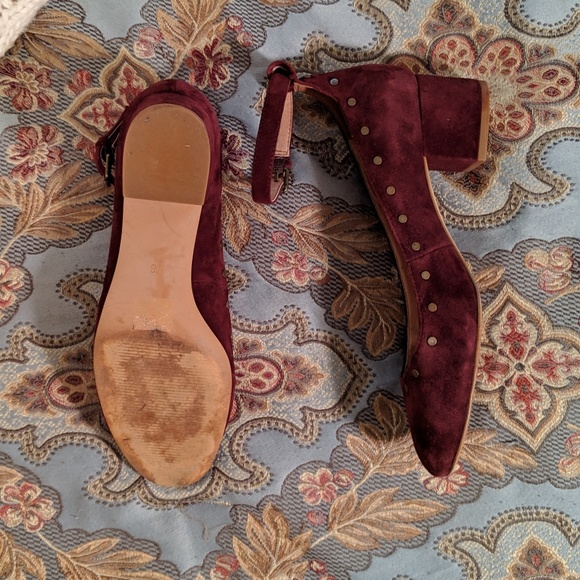 Madewell the Inez stud ankle strap heels - Picture 3 of 4